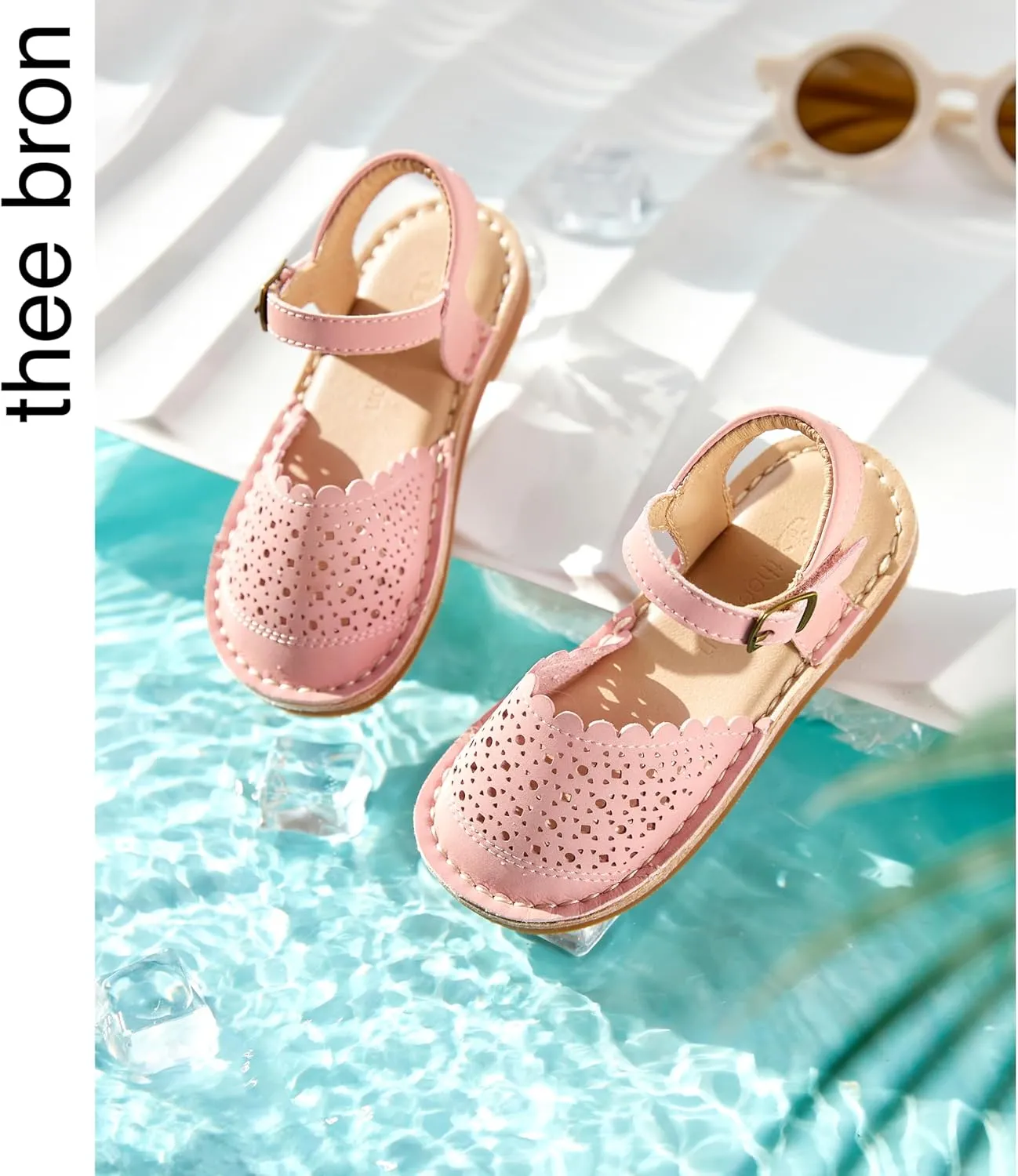THEE BRON Girls Sandals Toddler Summer Dress Shoes