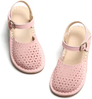 THEE BRON Girls Sandals Toddler Summer Dress Shoes