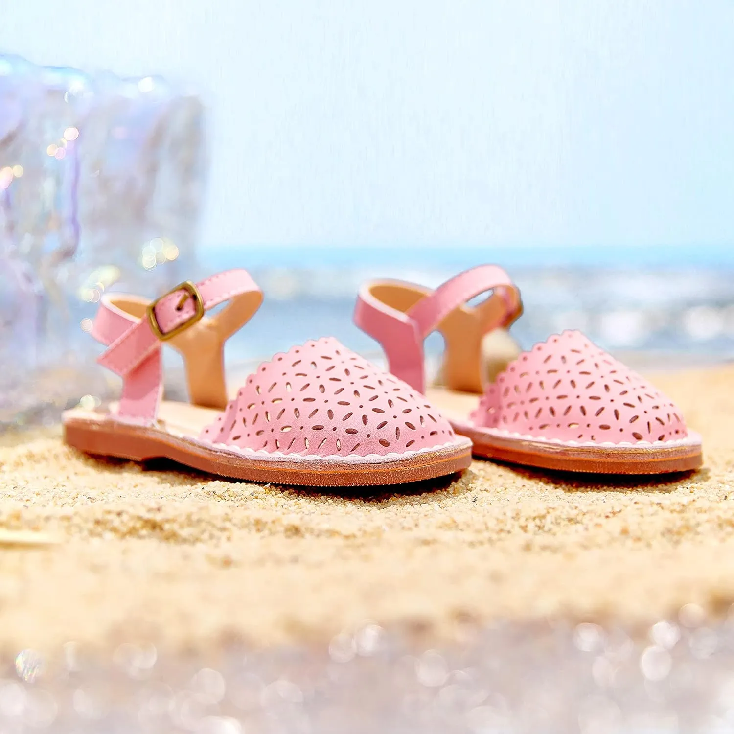 THEE BRON Girls Sandals Toddler Summer Dress Shoes