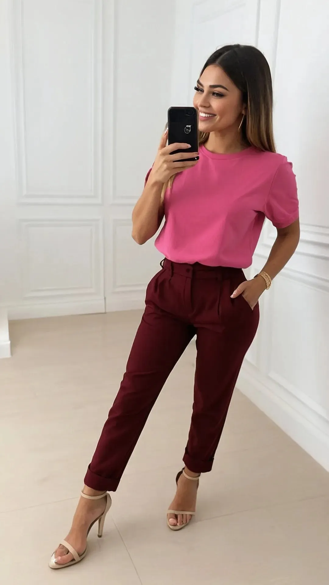 Tipsy for Trousers: 19 Refreshing Ways to Wear Wine Colour Pants