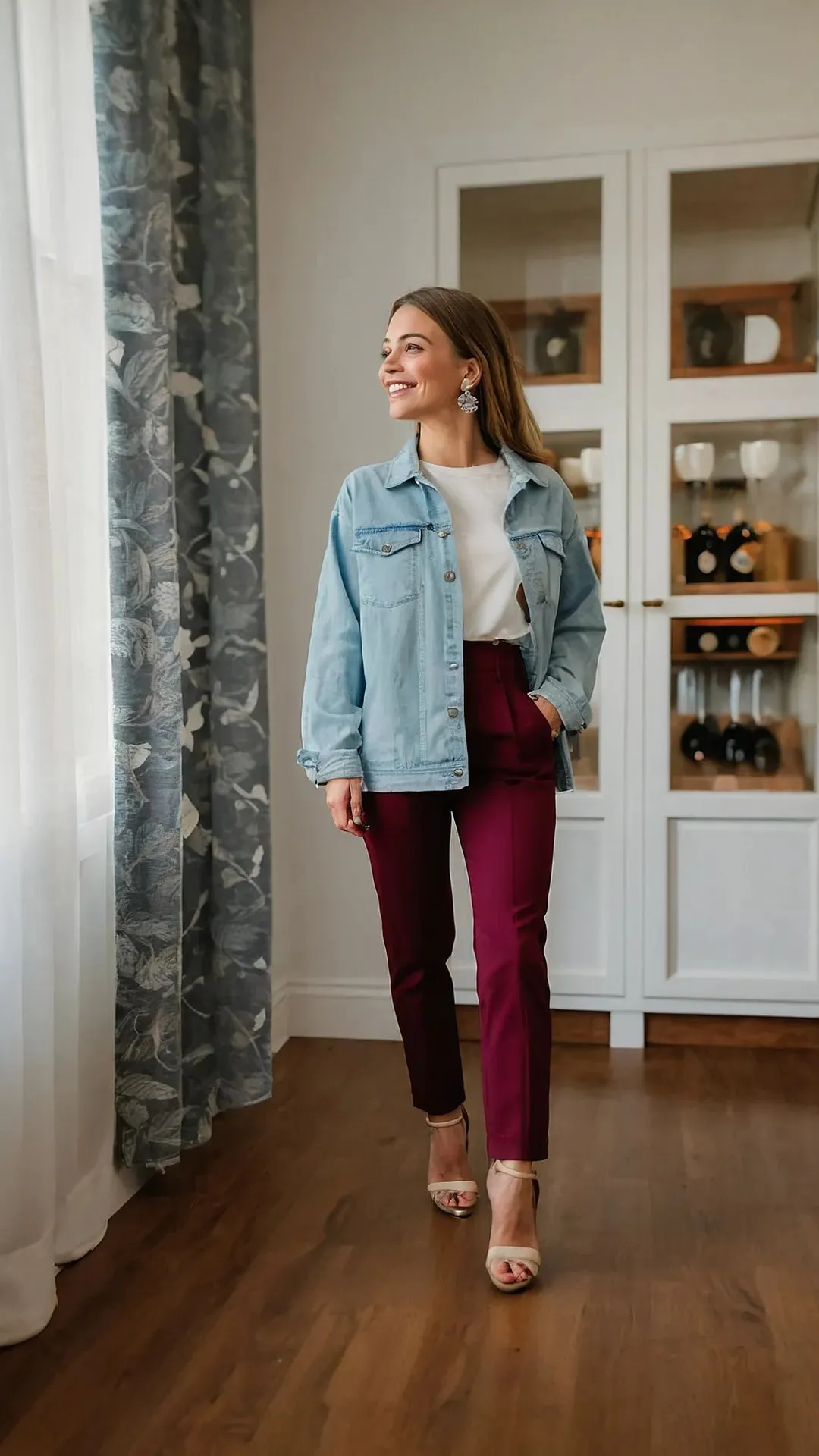 Tipsy for Trousers: 19 Refreshing Ways to Wear Wine Colour Pants