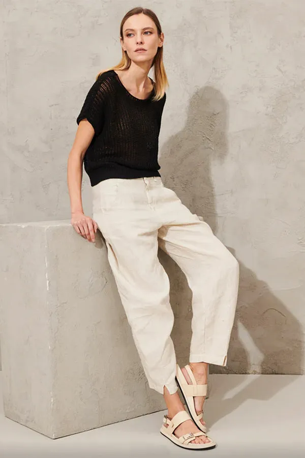 Transit Signature Ivory Linen Pants