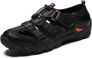 UPIShi Outdoor Fisherman Sandals Close Toe Hiking Climbing Athletic Water Beach Shoes