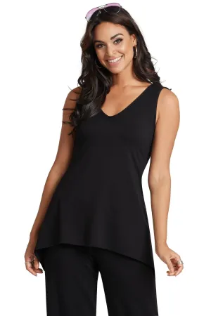 V-Neck Bamboo Tunic Tank Top