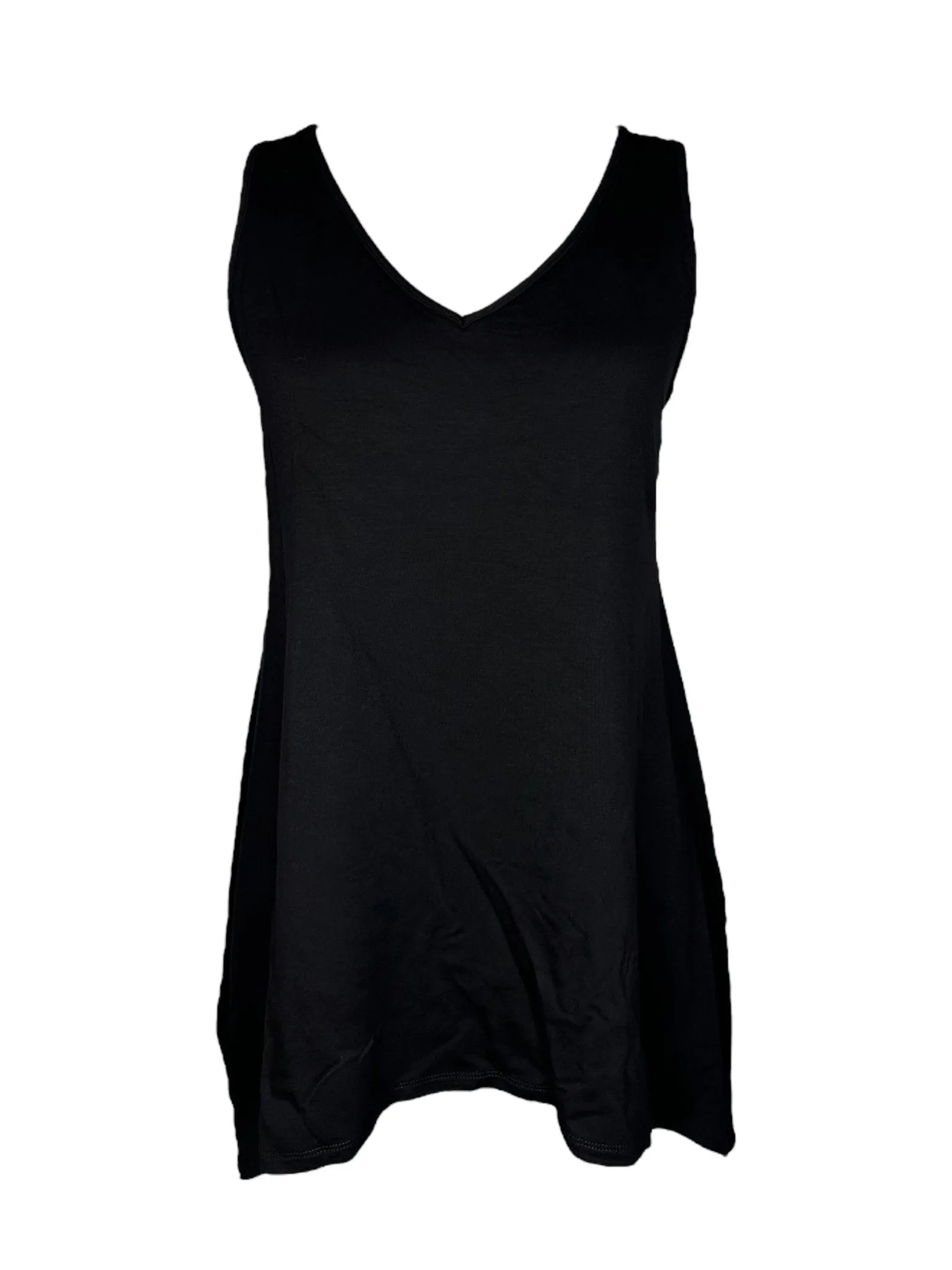 V-Neck Bamboo Tunic Tank Top