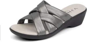 VJH confort Women’s Slides Sandals Orthopedic Slippers,Comfortable Wedge Platform Slip Flops Flip Casual Walking Sandals