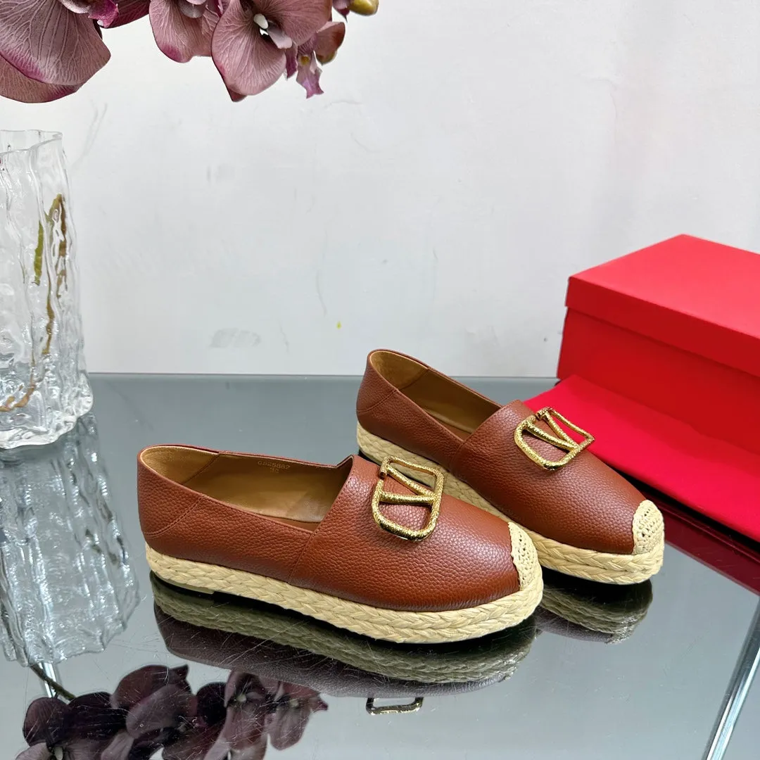 Vlogo Signature Loafer Dark Brown Leather
