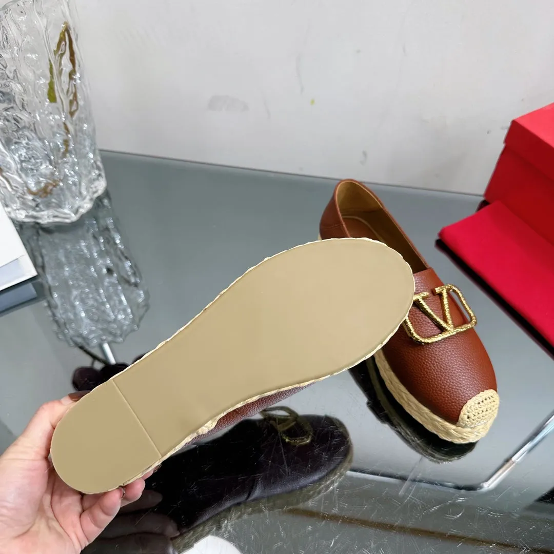 Vlogo Signature Loafer Dark Brown Leather
