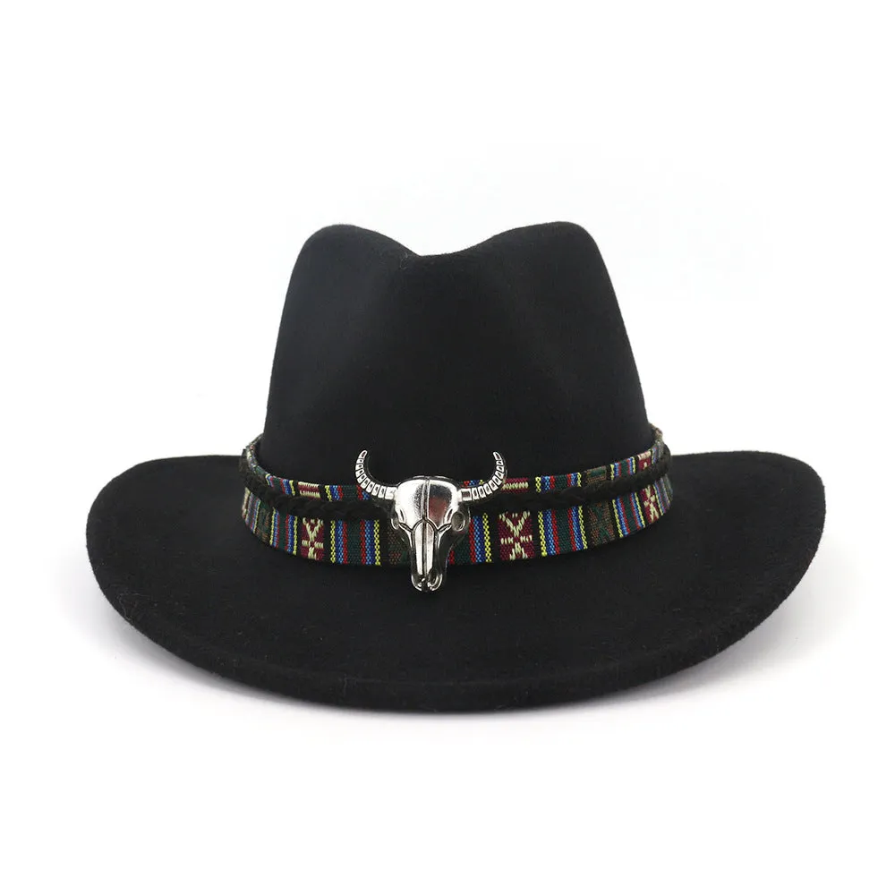 Western Cowboy Hat- Wine Red