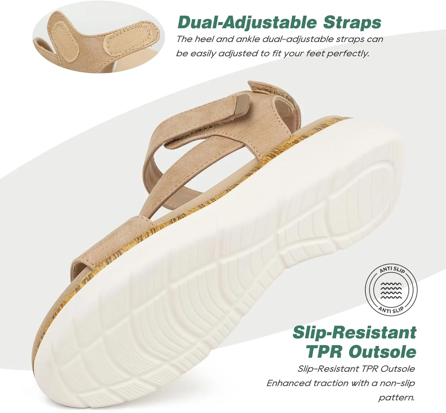 Women Arch Support Sandals Orthotic Comfortable Walking Sandals