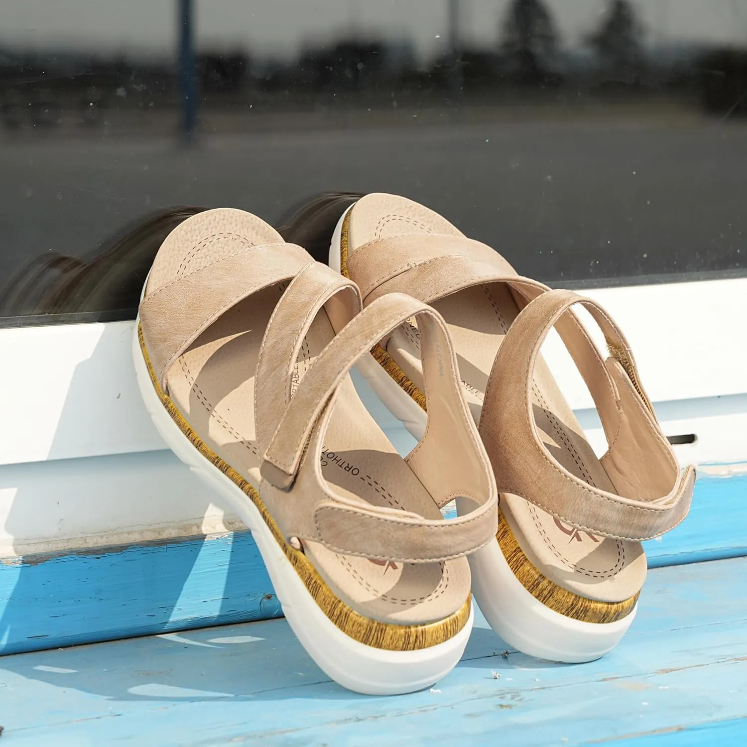Women Arch Support Sandals Orthotic Comfortable Walking Sandals