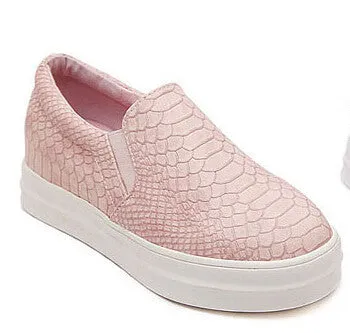 Women Loafers Casual Flats Heels Round Toe Black Pink Loafer Shoes Autumn Comfort Women Shoes