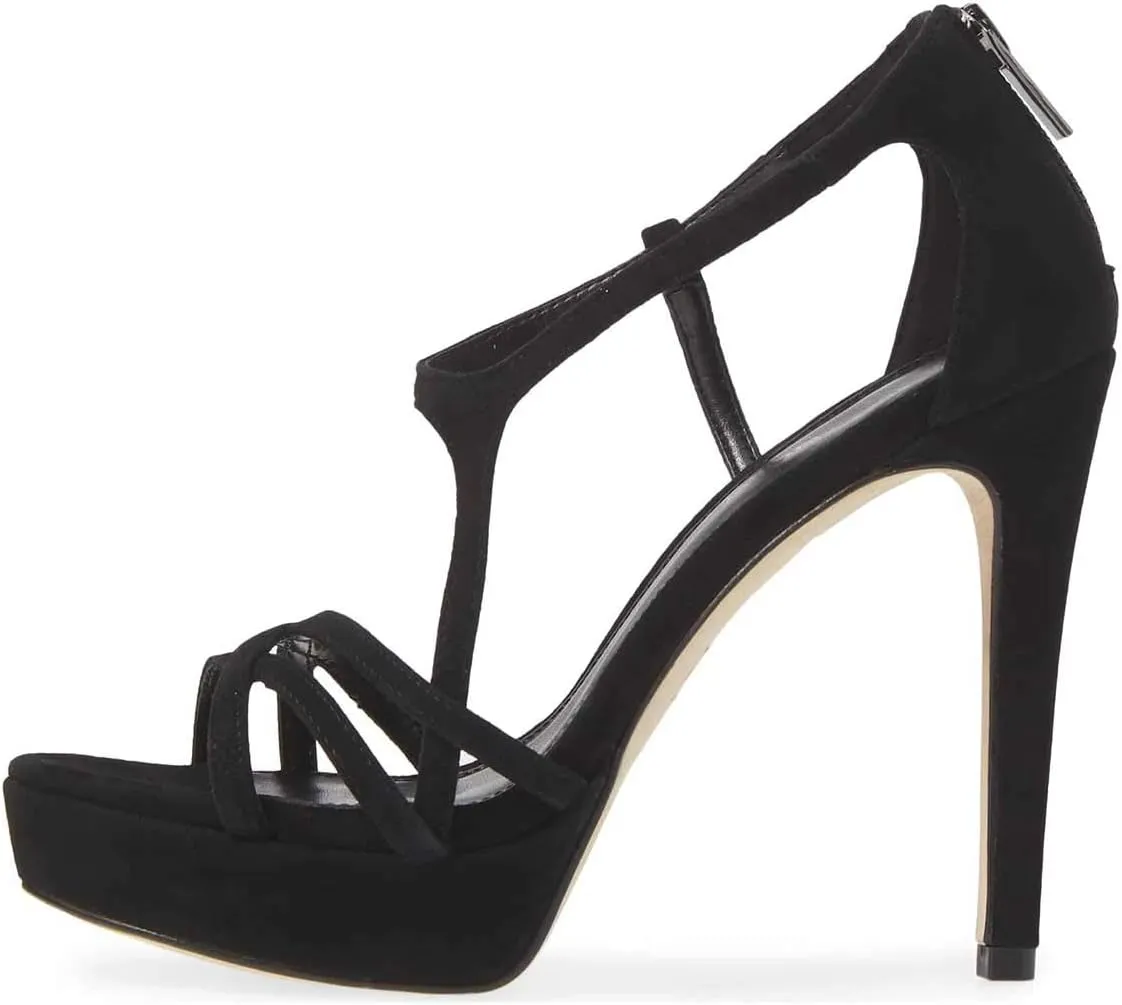 Women Strappy Open Toe Platform High Heels Caged Dress Sandals Cutout Party Stiletto Pumps Size 4-15 US