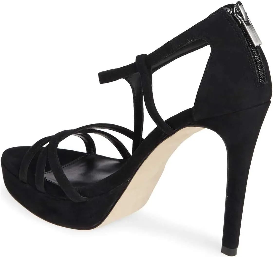 Women Strappy Open Toe Platform High Heels Caged Dress Sandals Cutout Party Stiletto Pumps Size 4-15 US