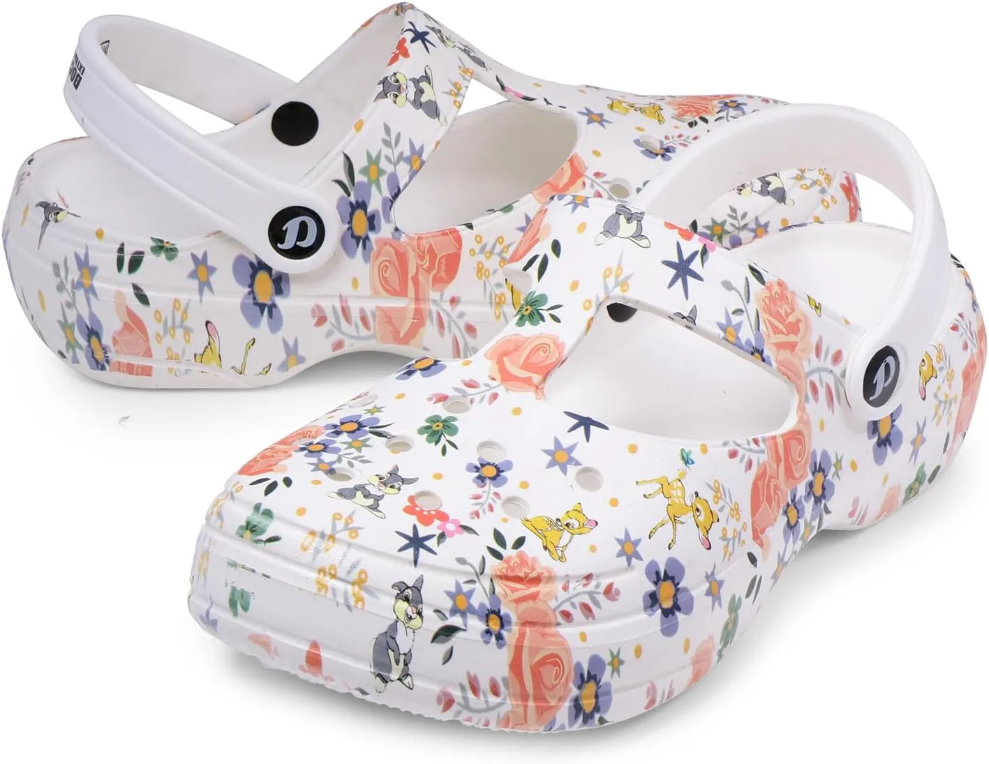 Women's Classic Casual Clogs/Sandals with Adjustable Back Strap for Adult | Comfortable & Light Weight | Stylish & Anti-Skid | Waterproof & Everyday Use Mules for Girls/Ladies D-512