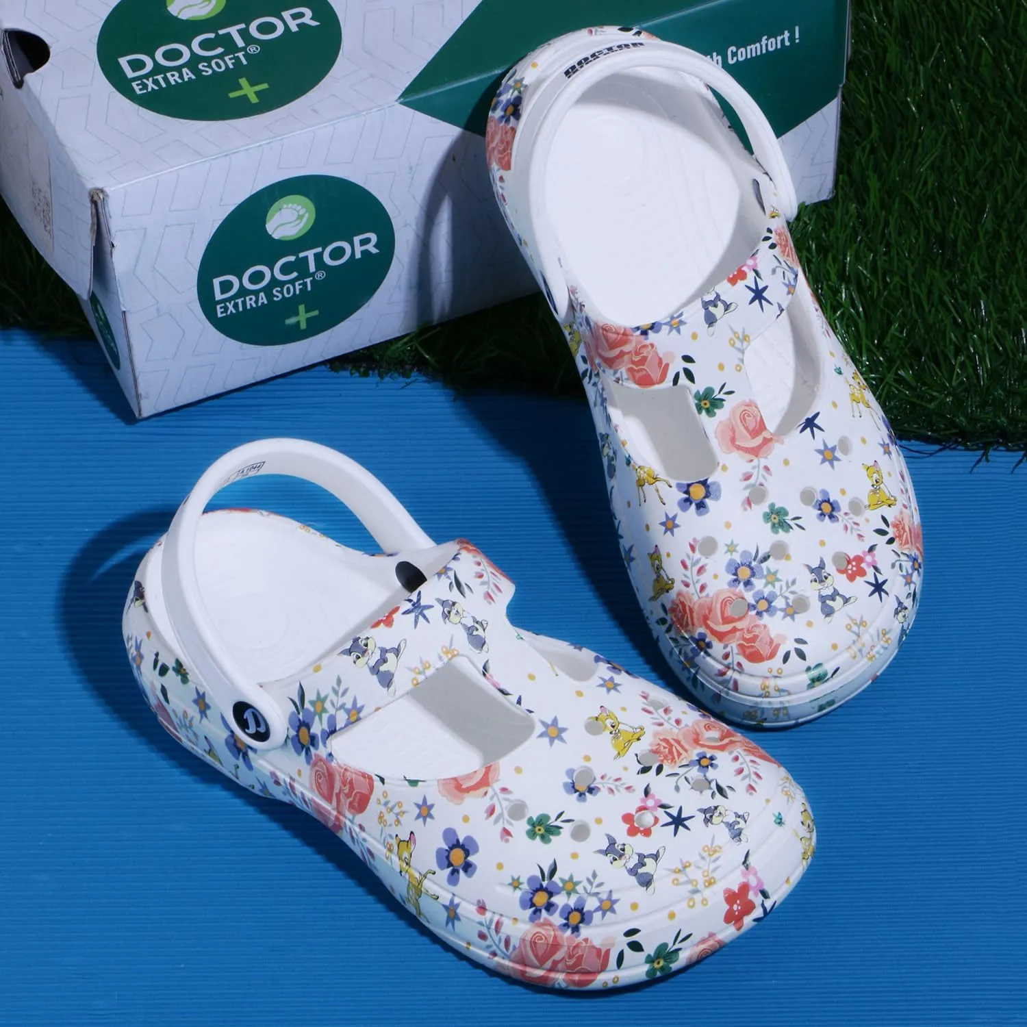 Women's Classic Casual Clogs/Sandals with Adjustable Back Strap for Adult | Comfortable & Light Weight | Stylish & Anti-Skid | Waterproof & Everyday Use Mules for Girls/Ladies D-512