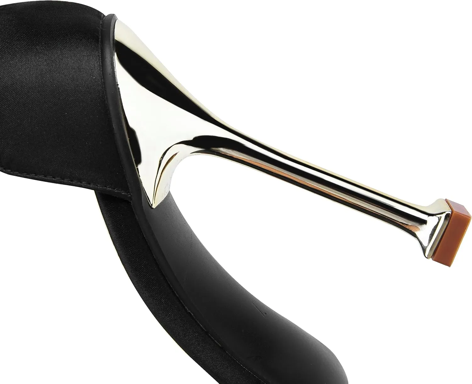 Women's Rhinestone Stiletto High Heeled Sandals Open Pointed Toe Ankle Buckle Heels Sandals Sexy Satin Stiletto Ankle Strappy Sandals for Party Prom