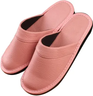 XUEMML Leather Slippers For Men Indoor Outdoor，Pantoufles Mules En Cuir Pour Homme，Couple's Home Indoor Breathable Non-slip Slippers